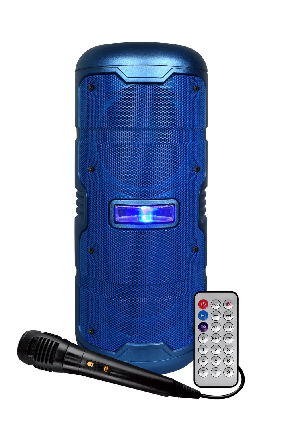 2.0 ホームカラオケ音楽プレーヤー 10 インチ X 3 ウーファータワースピーカー Bluetooth USB TF FM カラフルなフラッシュ LED